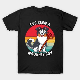 ive been a naughty boy - collie T-Shirt